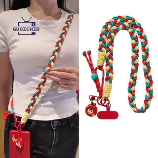 สายคล้องเคสโทรศัพท์ สายคล้องโทรศัพท์แบบยาว ปรับได้ สำหรับกิจกรรมกลางแจ้ง ช่วยลดการสูญหาย เหมาะสำหรับการเดินป่า