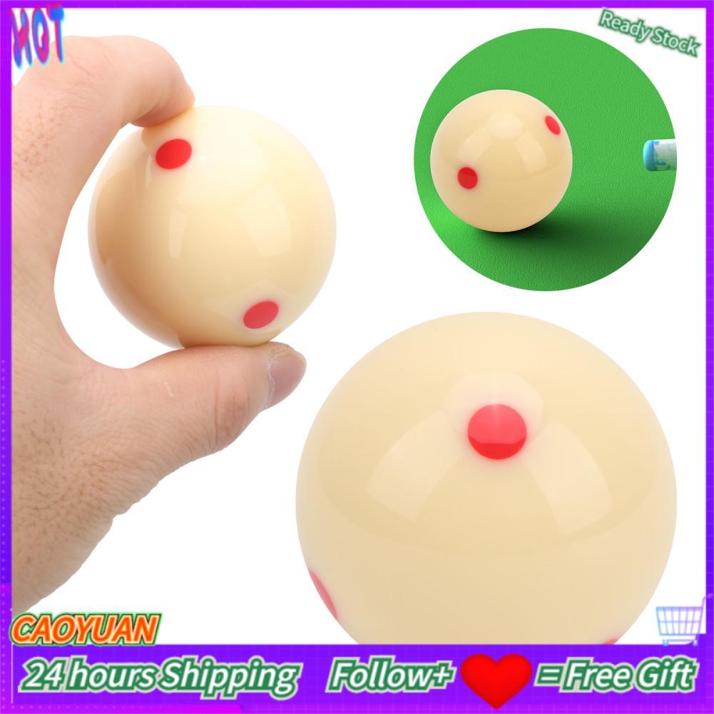 Caoyuanstore 52.5 มม. ลูกบิลเลียด Redpoint Resin Cue Smooth สำหรับ Home
