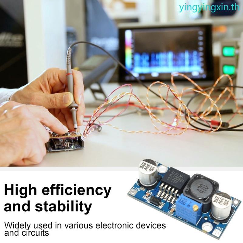 YIN XL6009 Current Booster Converters Boosting โมดูลสําหรับอุปกรณ์อิเล็กทรอนิกส์ตัวควบคุมแรงดันไฟฟ้า