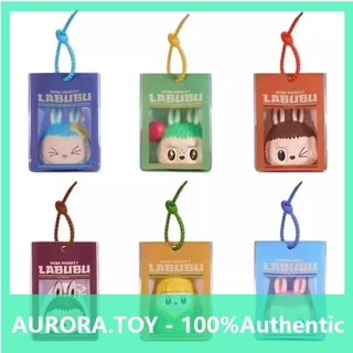 P POPMART LABUBU รสแปลกร้านสะดวกซื้อซีรีส์จี้หยิกกล่องลึกลับของขวัญเล่นอินเทรนด์