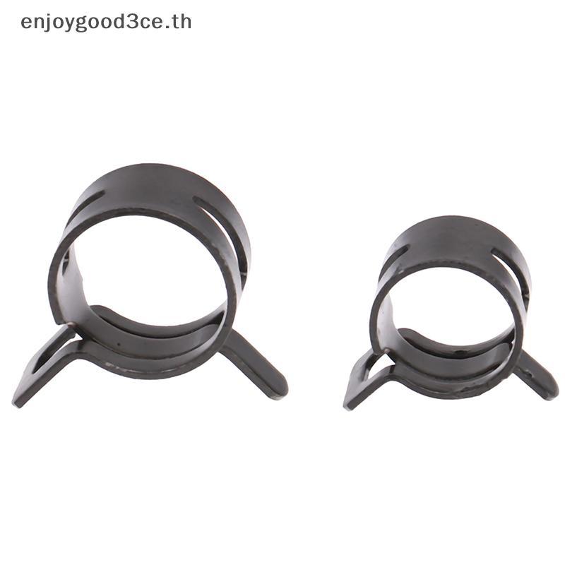 L & Z 10 ชิ้นท่อ Clamps การใช้ท่อสาย Water Clamp Hoops Air Tube Fastener ฤดูใบไม้ผลิคลิปเส้นผ่านศูนย