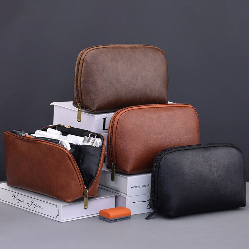 ใหม่แบบพกพาลวด USB Organizer กระเป๋าหูฟัง Powerbank ข้อมูลเส้นเก็บกระเป๋าขนาดใหญ่ความจุเมาส์กระเป๋า