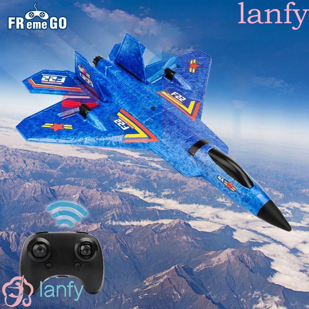 LANFY วิทยุควบคุมเครื่องบินของขวัญ EPP โฟมเครื่องบิน F22 RC RC ของเล่นเด็กของเล่นเด็กไร้สาย RC เครื่