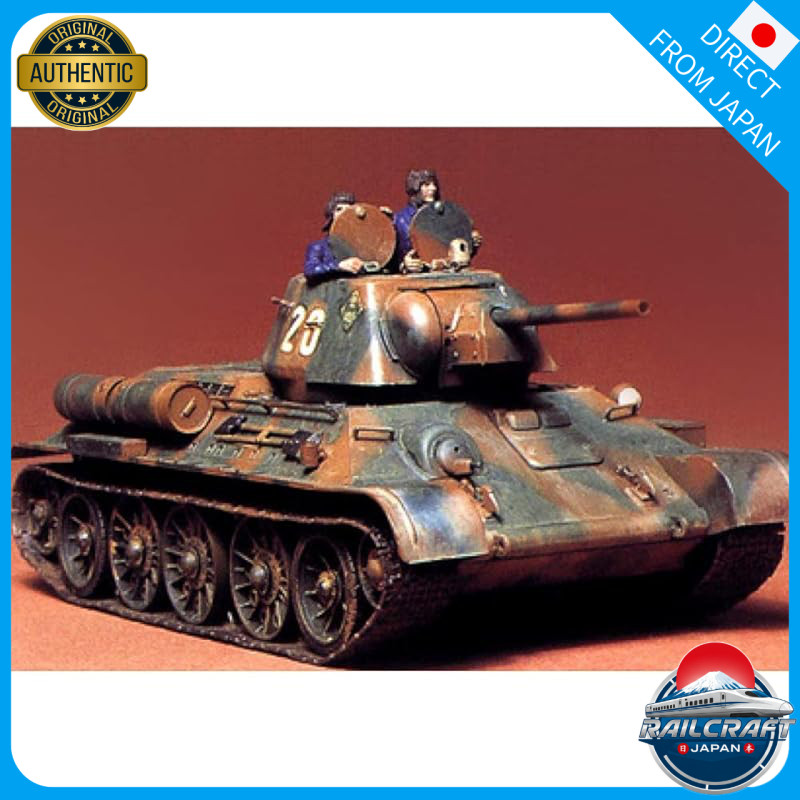 Tamiya 1/35 Military Miniature Series No.59 Soviet Army T34/76 Tank Model 1943