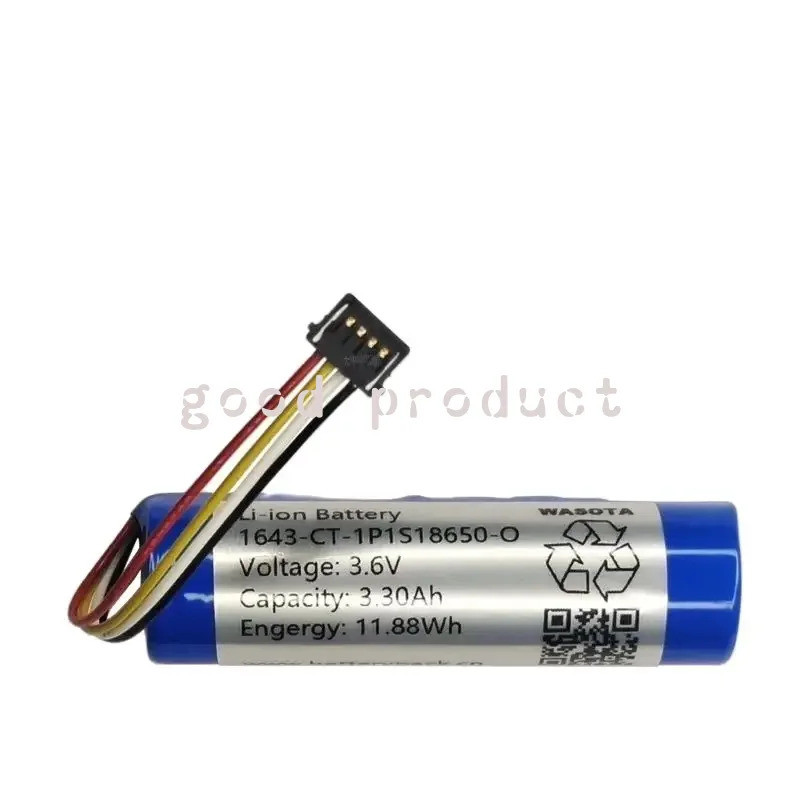 สําหรับ 1643-CT-1P1S18650-O 3.6v 3.3Ah Thermal Imager Battery Pack