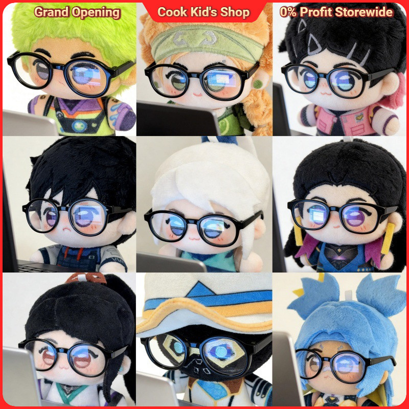 Valorant 10cm Jett Sage พวงกุญแจตุ๊กตานุ่ม น่ารัก เกม อะนิเมะ ของขวัญวันเกิด สะสม