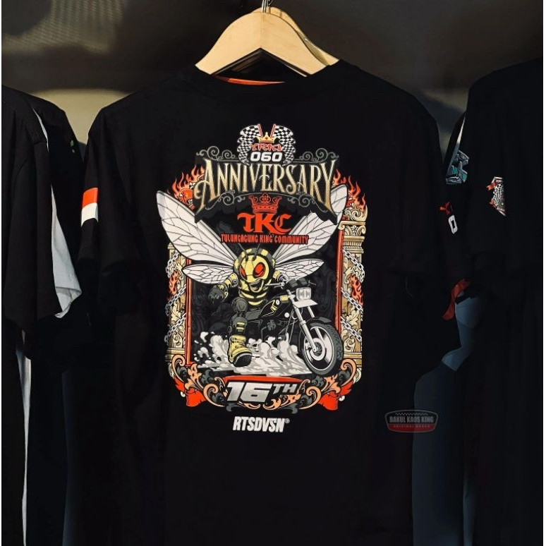 เสื้อยืด ANNIVERSARY 16TH TKC TULUNGAGUNG