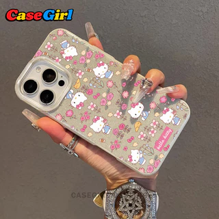 [✅แนะนำ] OPPO Reno 15F 5F 13F 12F 15 13 14 8T 15 13 14 12 11 5 10 12 5 5z 6 14F Pro เคส Hello Kitty ลายดอกไม้คุณภาพสูง