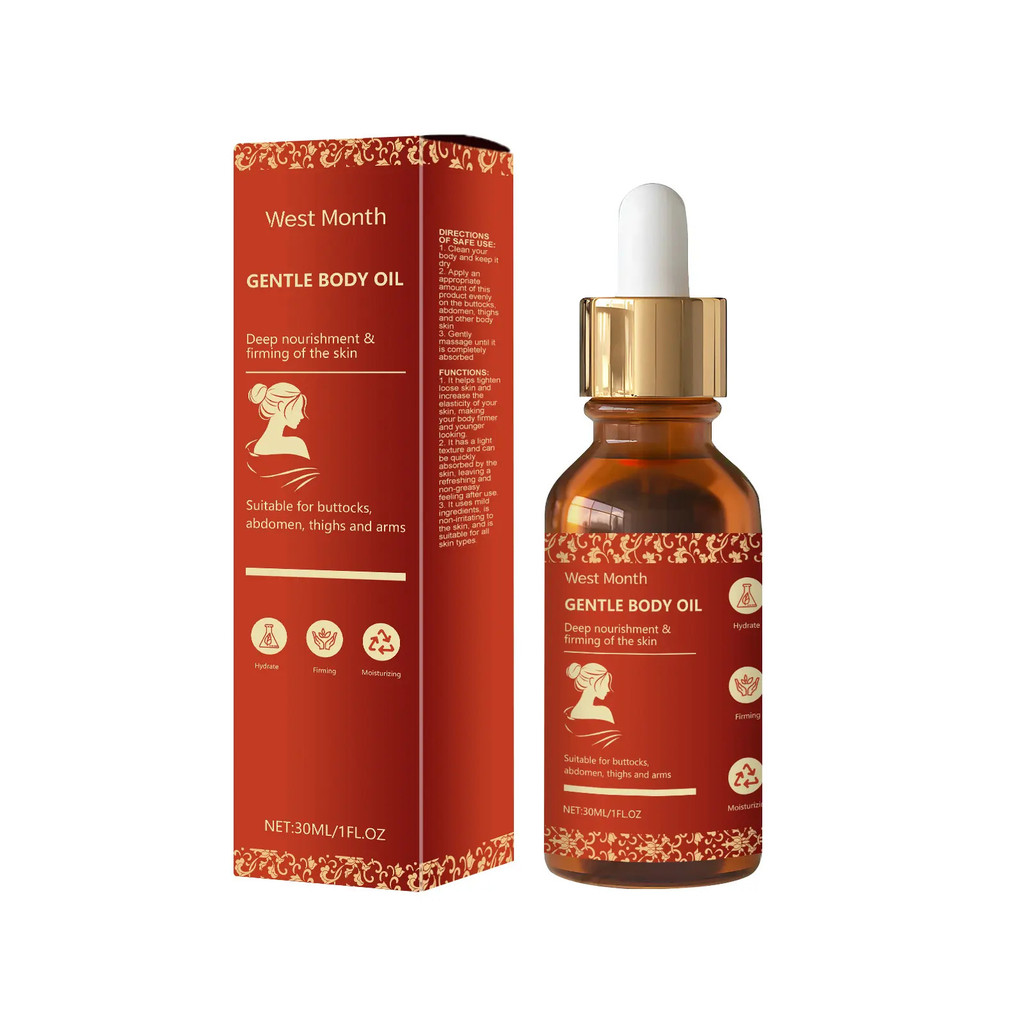 West Moon Moisturizing Body Oil บํารุงอย่างล้ําลึก กระชับผิว กระจ่างใส เรียบเนียนและเรียบเนียน 5A8H