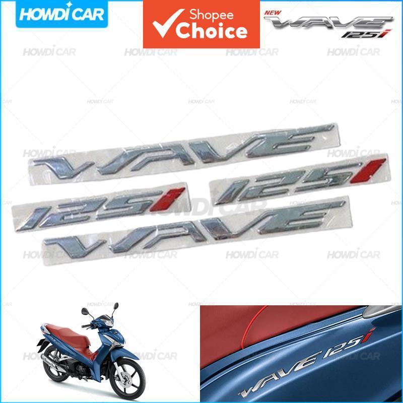 สติกเกอร์แฟชั่นนุ่ม โลโก้เวฟ 125i สําหรับ Honda Wave 125i
