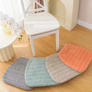 COD เบาะนั่ง 39*43*3CM เบาะนั่งสีเรียบ วัสดุผ้าสักหลาดนุ่ม กันลื่นด้านล่าง นุ่มและหนา ขอบตัดเย็บประณีต