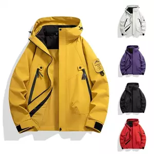 MNO.9 Hooded Jacket 2518 แจ็คเก็ตผ้าร่ม มีฮู้ด กันลม กันแดด เนื้อผ้า2ชั้น มีกระเป๋าหน้า ซิปซ่อน