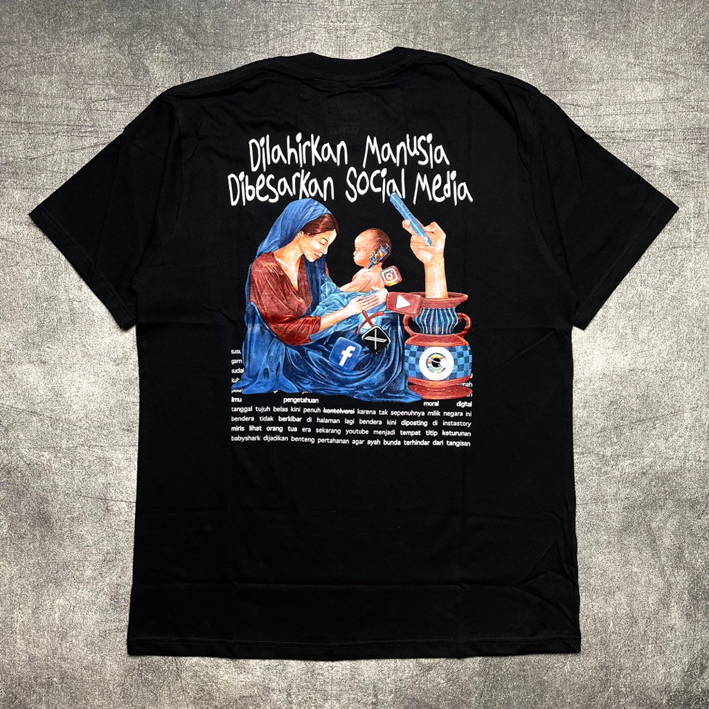 เสื้อยืด AMIS - SOCIAL MEDIA Cotton Combed 24s