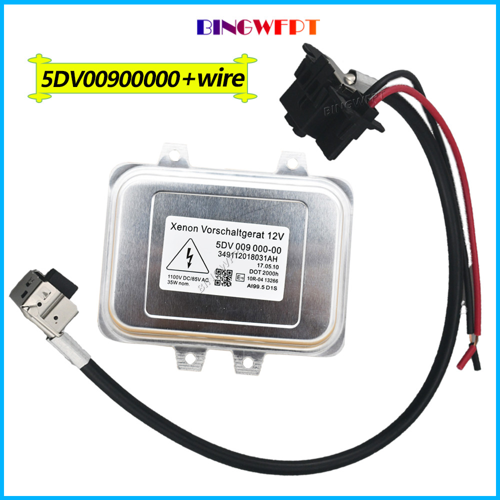 พร้อมสายไฟ D1S ไฟหน้าซีนอน BALLAST 5DV 009 000-00 5DV009000-00 5ดีวี00900000 สําหรับ Volkswagen –5M0