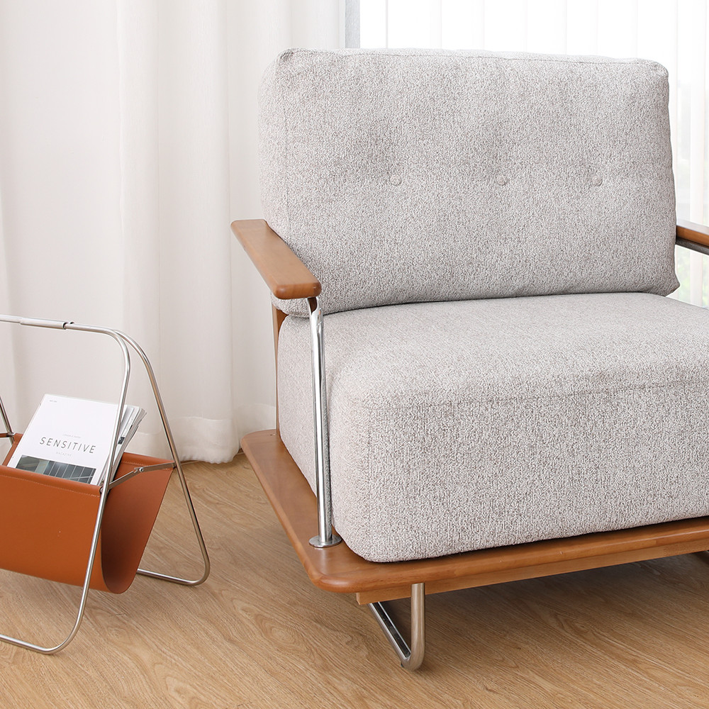 INDEX LIVING MALL โซฟาผ้า 1 ที่นั่ง รุ่นอาซาฮิกาวะ - สีเบจ - รูปที่ 5