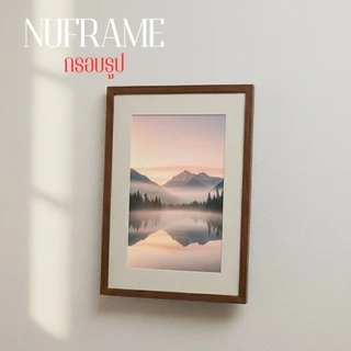กรอบรูปขอบ 0.5 นิ้ว 10x12 A3 30x40CM 10x14 10x15 10x16 11x14 11x15 11x16 12x15 12x16 12x18 กระจกใส