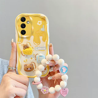 เคส For Samsung Galaxy A04S / A05S / A13 5G TPU เคส BBNYGZ สไตล์ครีม 3D ตุ๊กตากรณีโทรศัพท์ใสที่มีหลายรูปแบบ.