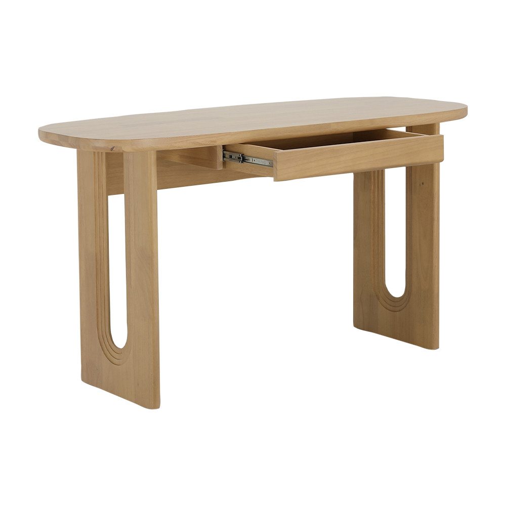 INDEX LIVING MALL โต๊ะทำงาน รุ่นอาโอโมริ ขนาด 140  ซม. - สีวอร์ม โอ๊ค - รูปที่ 2