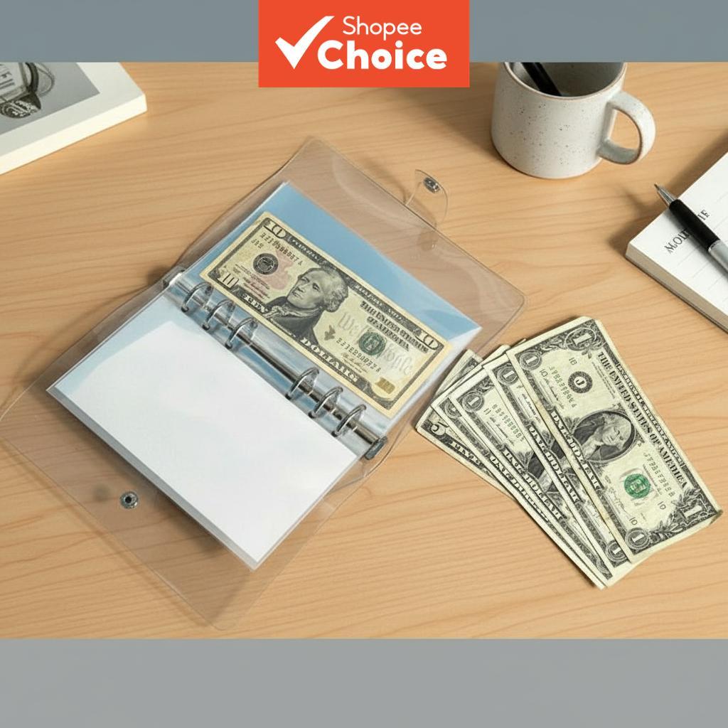 สมุดเงินฝากตั้งแนวตั้งพร้อมคลิปเหล็ก 6 รู, ซองใส่บัตรเดี่ยว, อัลบั้มรูป, อัลบั้ม PVC แบบหลวม, แฟ้มกา