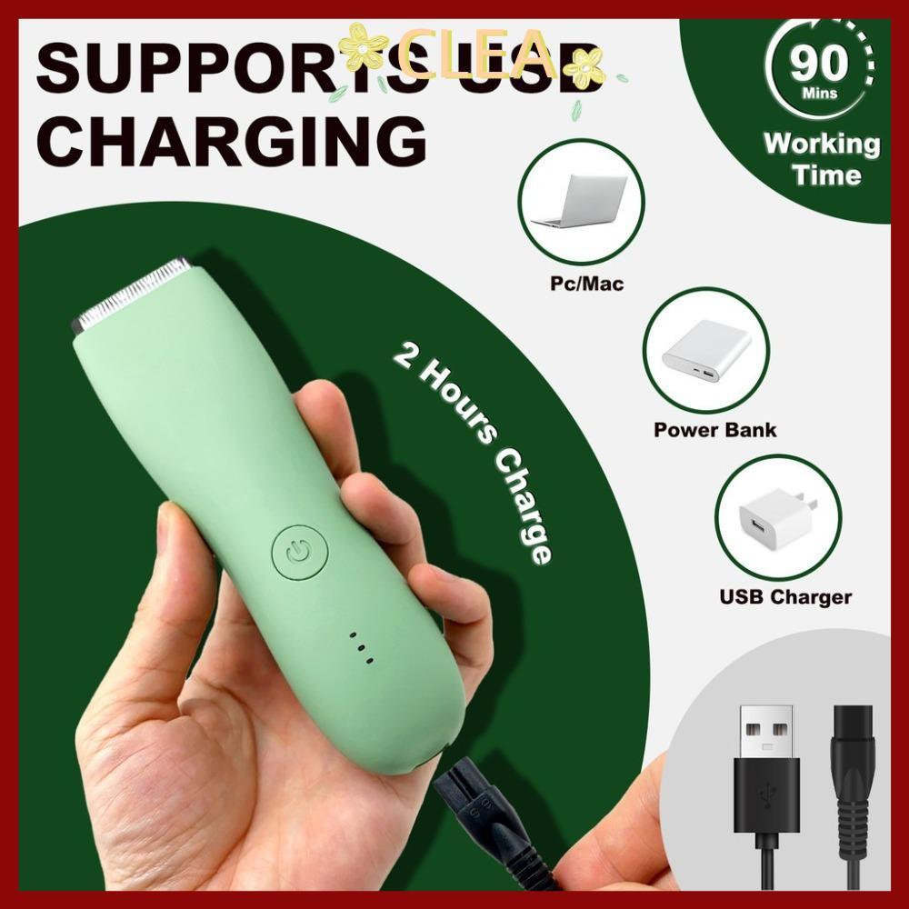 CELA Electric Men Body Trimmer, Professionala เครื่องดันตัดผมไฟฟ้าแบบชาร์จไฟได้,เครื่องโกนหนวดกันน้ํา IPX7 Grooming Hair Trimmer