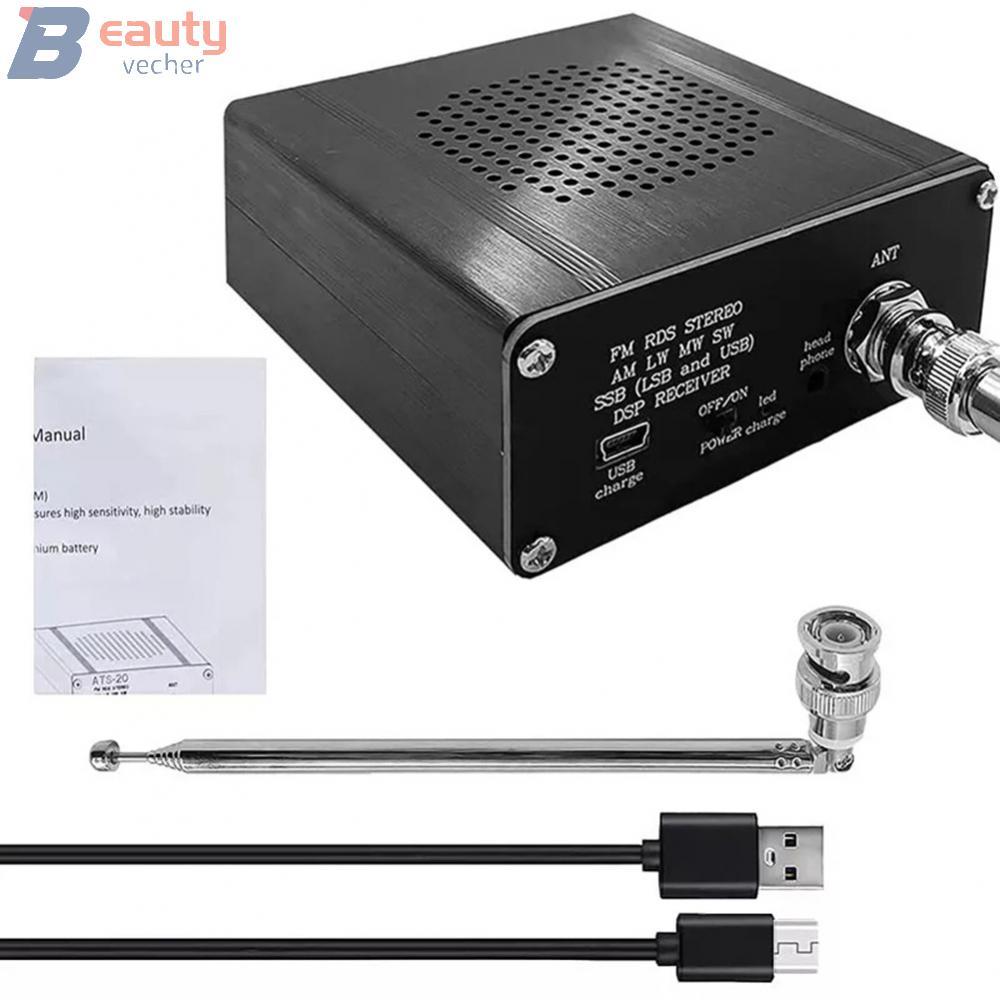 แบบพกพา Si4732 ตัวรับสัญญาณวิทยุ FM AM สําหรับ MW SW พร้อม SSB LSB USB และตัวกรองเสียง