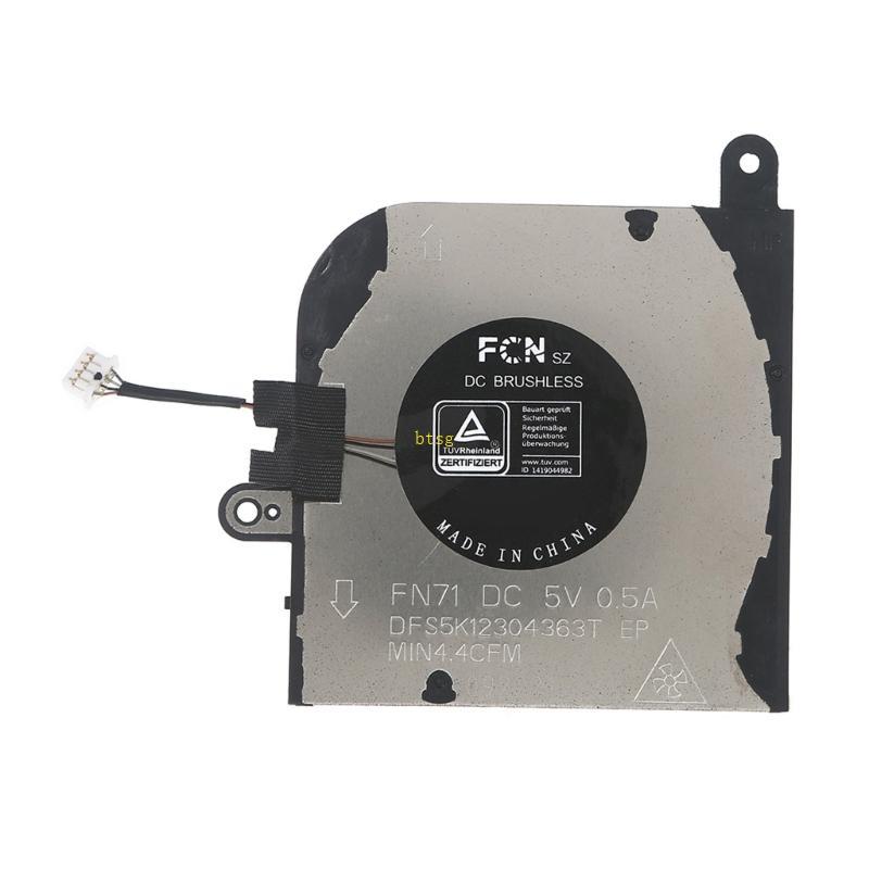 Btsg พัดลมระบายความร้อน CPU คอมพิวเตอร์สําหรับ Dell Latitude 5420 0HX40M Series PC ฮีทซิงค์คูลเลอร์