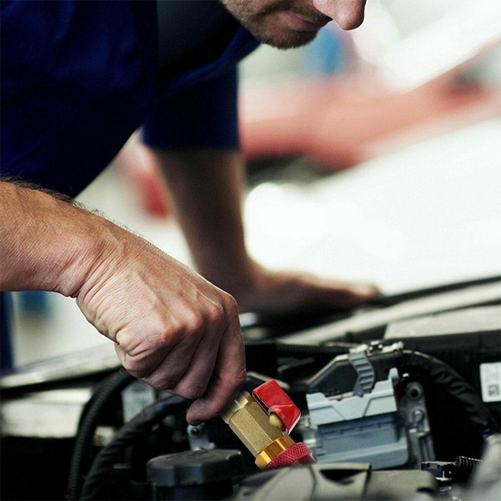 ทองเหลืองแข็ง A/c R134a วาล์ว Core Remover รถ Air Core เครื่องปรับอากาศ Universal ปรับ S0u1