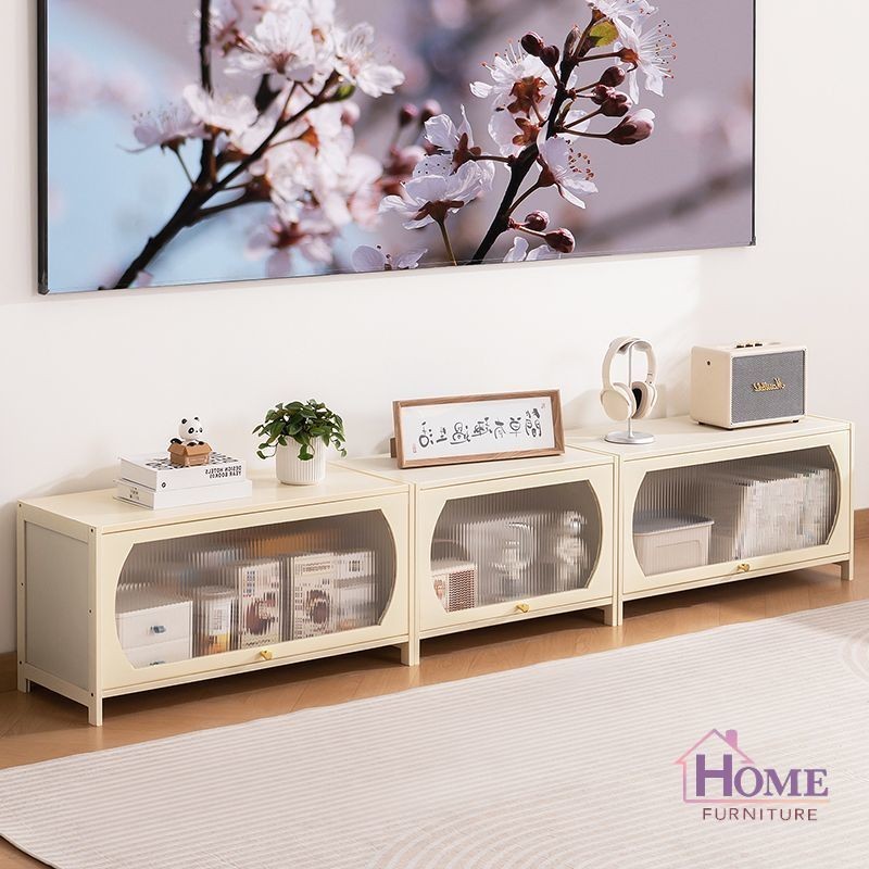 🍁TV cabinet/Home minimalist modern coffee table/Dustproof large capacity multifunctional TV cabinet/