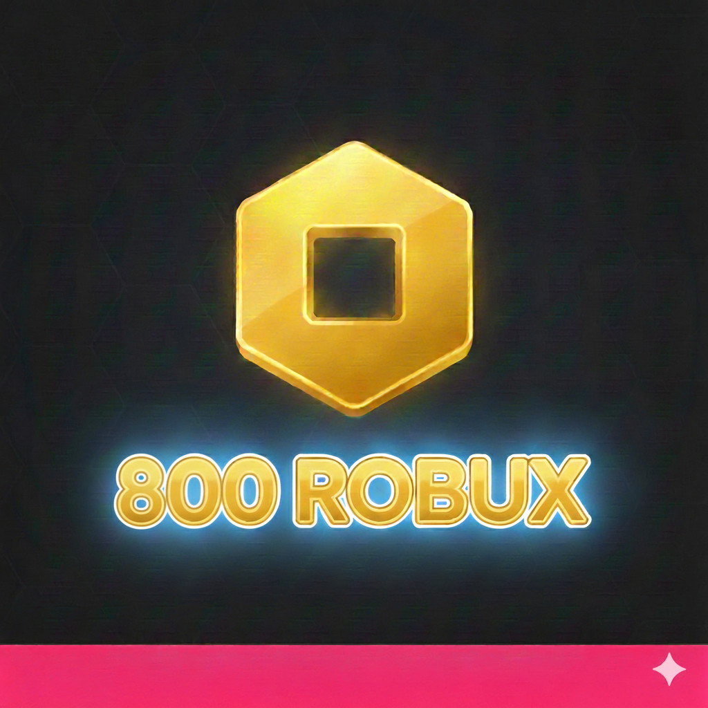 Roblox 800 Robux เติมโรบักซ์ (Roblox) ราคาถูก ส่งจริง  ขนาด10x10