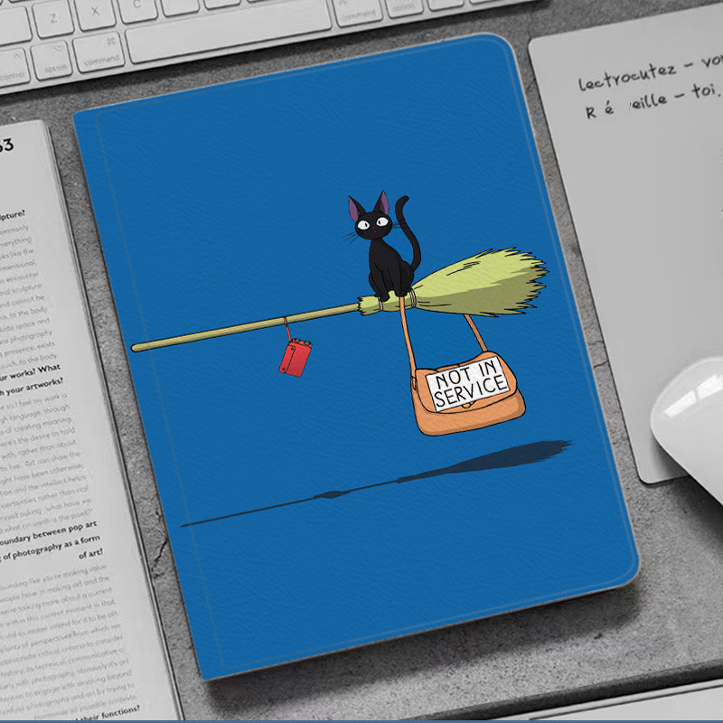 JiJi Kiki บริการจัดส่งอะนิเมะสําหรับ iPad 10.2 9th 10th Air 6 5Mini 4 5 กรณีซิลิโคน Pro 11 13 สําหรั