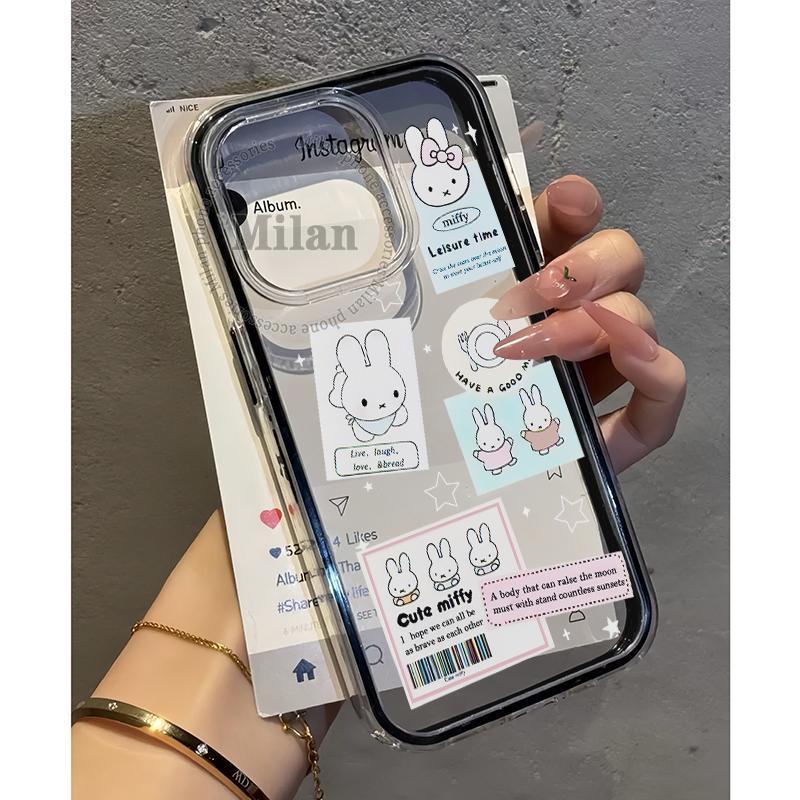 เคสสำหรับ OPPO Find X9 เคสสำหรับ OPPO Find X9 Pro ลายกระต่ายมิฟฟี่ สองชั้น กันกระแทก เคสนุ่มลายการ์ตูน