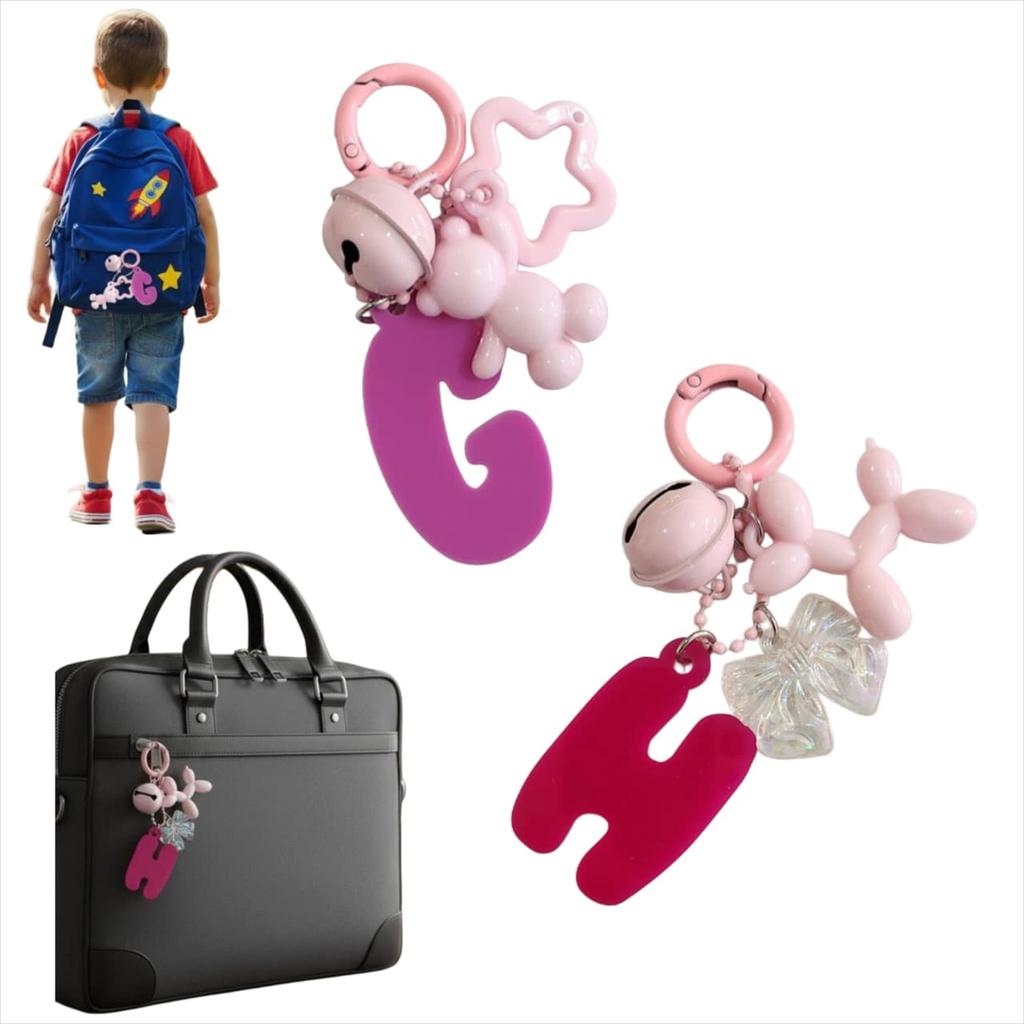 GANTUNGAN TOKODIVAKU - TAC271 ALPHABET LETTER HANGER AZ ALPHABET พวงกุญแจกระเป๋า CHARM NAME INITIAL 