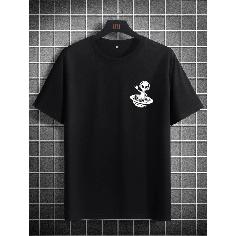 2026棉休闲印花Manfinity Homme Men เสื้อยืด Fit คอกลม ShortCOD KU3O