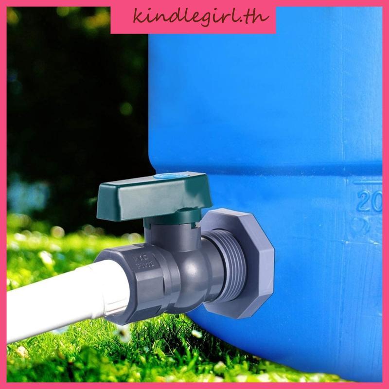 KING 3 4 นิ้ว Rain Bucket Faucet Garden Supplies PVC Rain Bucket Garden Faucet Garden