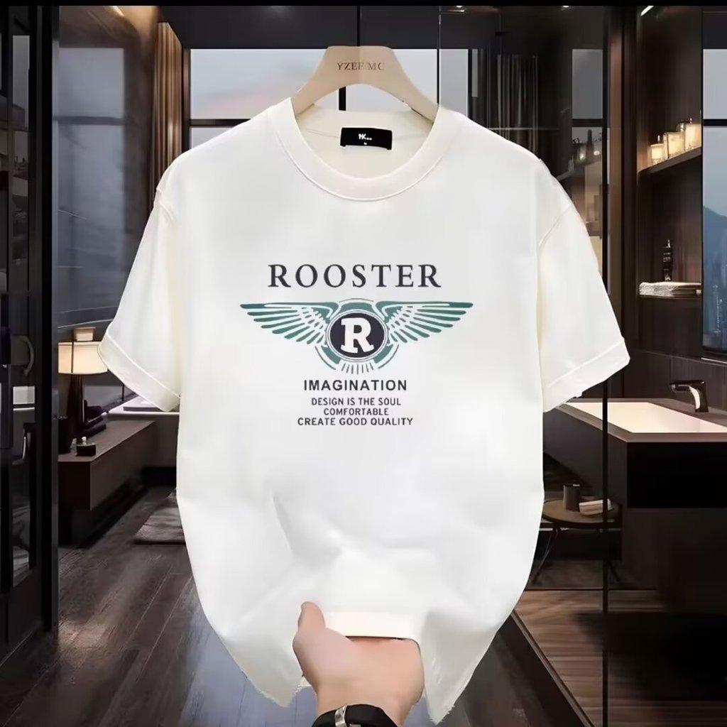 COD 2026 Heavy Street Wear เสื้อยืดแขนสั้นผู้ชายพิมพ์ลายผ้าฝ้ายแท้ 2025 ฤดูร้อนสไตล์ใหม่ขายร้อนอินเท