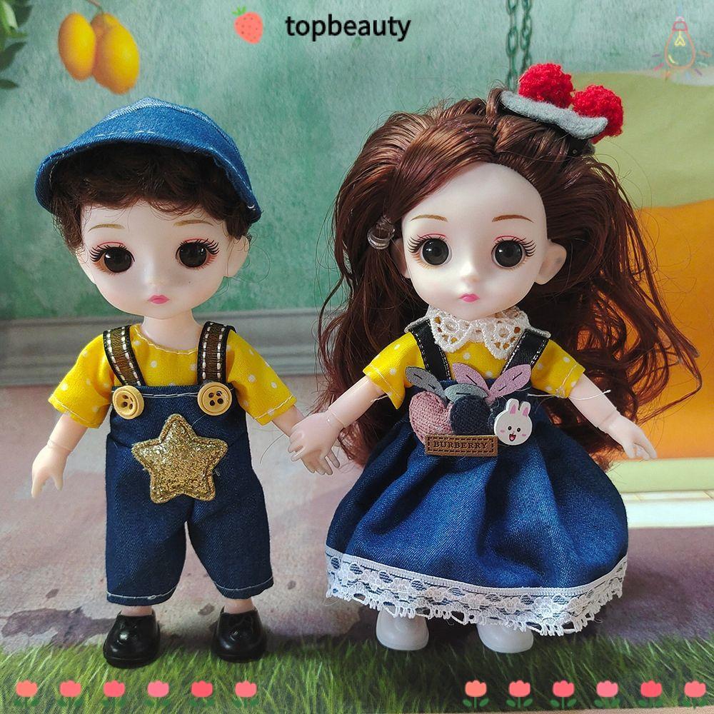 TOPBEAUTY ตุ๊กตาสัตว์ชุดสําหรับ Ob11 Gsc Obitsu 11 Ob11 แฟชั่น 16 ~ 17 ซม.ตุ๊กตาชุด