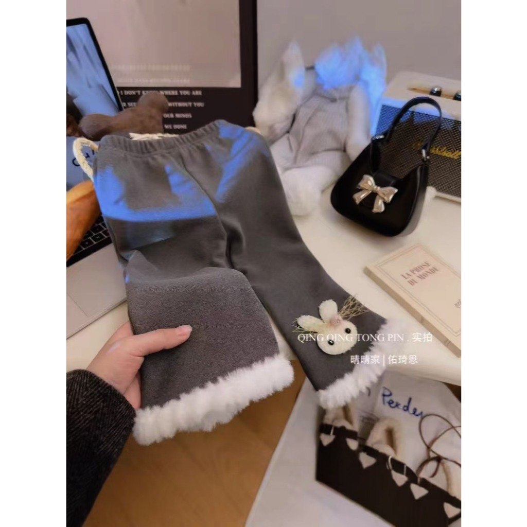 ใหม่ กางเกงเลกกิ้ง สำหรับเด็กผู้หญิง ฤดูหนาว อุ่น ทันสมัย - รูปที่ 3