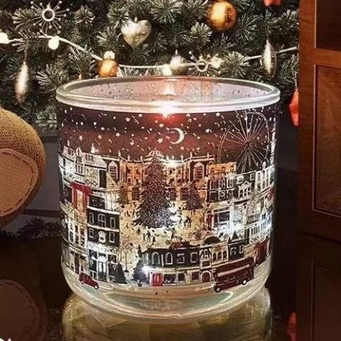 เทียน LED คริสต์มาส Marks and Spencer รูปถนนลอนดอน (25 ชนิด) เปล่งแสงอัตโนมัติ ของขวัญเทศกาล/คริสต์ม