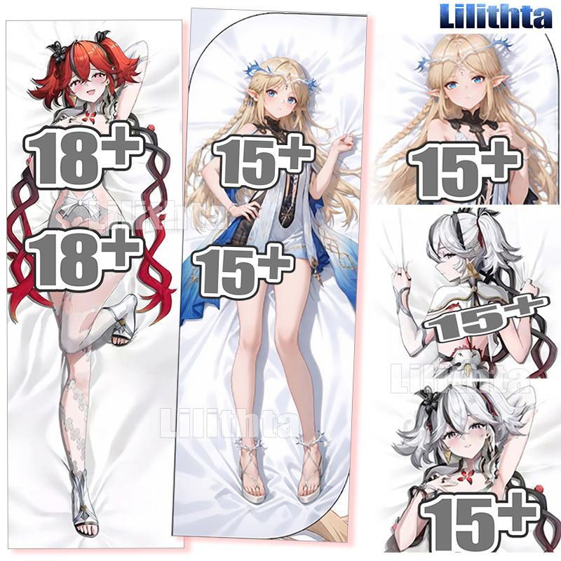Dakimakura ปลอกหมอน Wuthering Waves Carttehyia และ Camellya Body-pillow Cover Custom Made