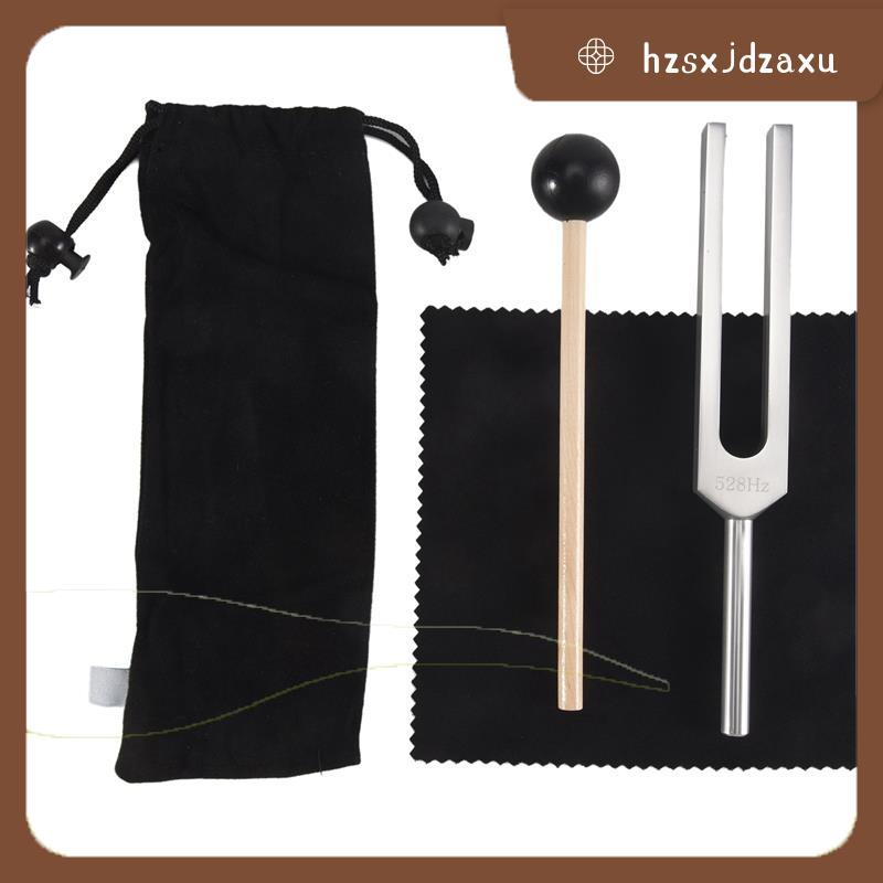 hzsxjdzaxu528 Hz ส้อมปรับแต่งสีเงิน 528 Hz สําหรับ Healing เครื่องดนตรี การทําสมาธิ ผ่อนคลายใช้งานง่