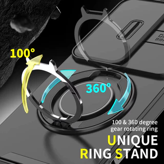 สําหรับ Vivo Y21d Y31 5G 2025 กรณีเกราะกันกระแทกสไลด์ปลอกแม่เหล็กสําหรับ VivoY21d VivoY31 แหวนขาตั้งโทรศัพท์ฝาหลัง