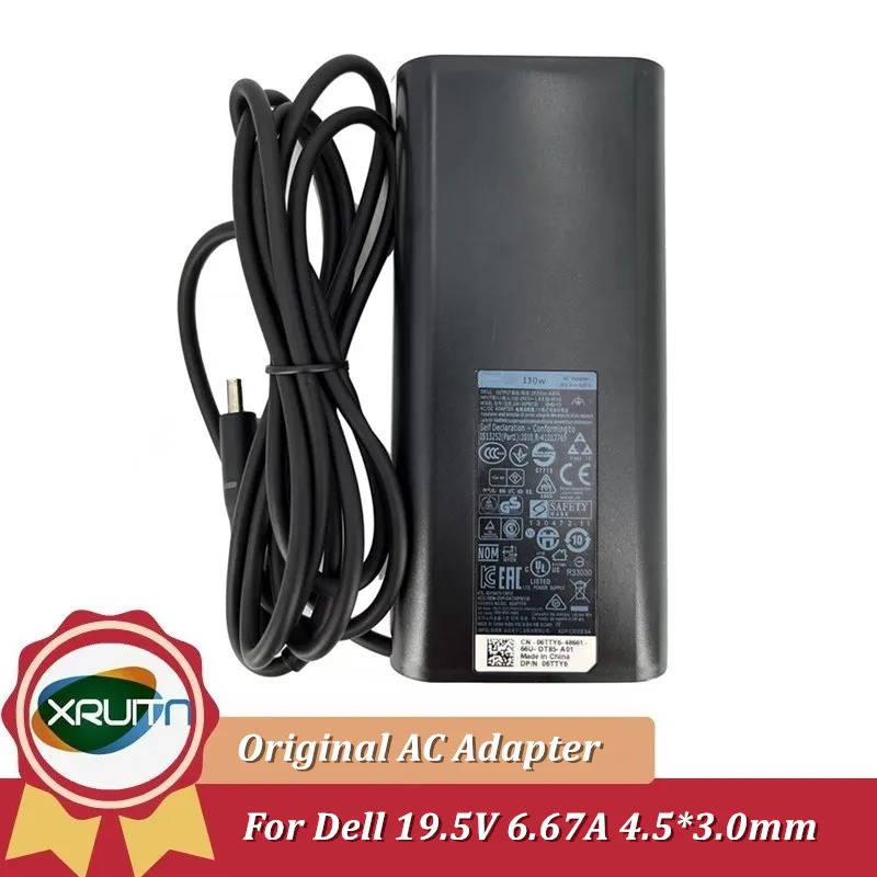 ของแท้ 19.5V 6.67A 130W อะแดปเตอร์ AC ADP-130EB BA DA130PM13 HA130PM130 สําหรับ DELL PRECISION M3800