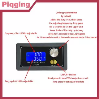 Piqging XY-KPWM เครื่องกําเนิดสัญญาณ 1 ช่อง 1Hz-150KHz PWM ความถี่ชีพจร Duty Cycle ไทย