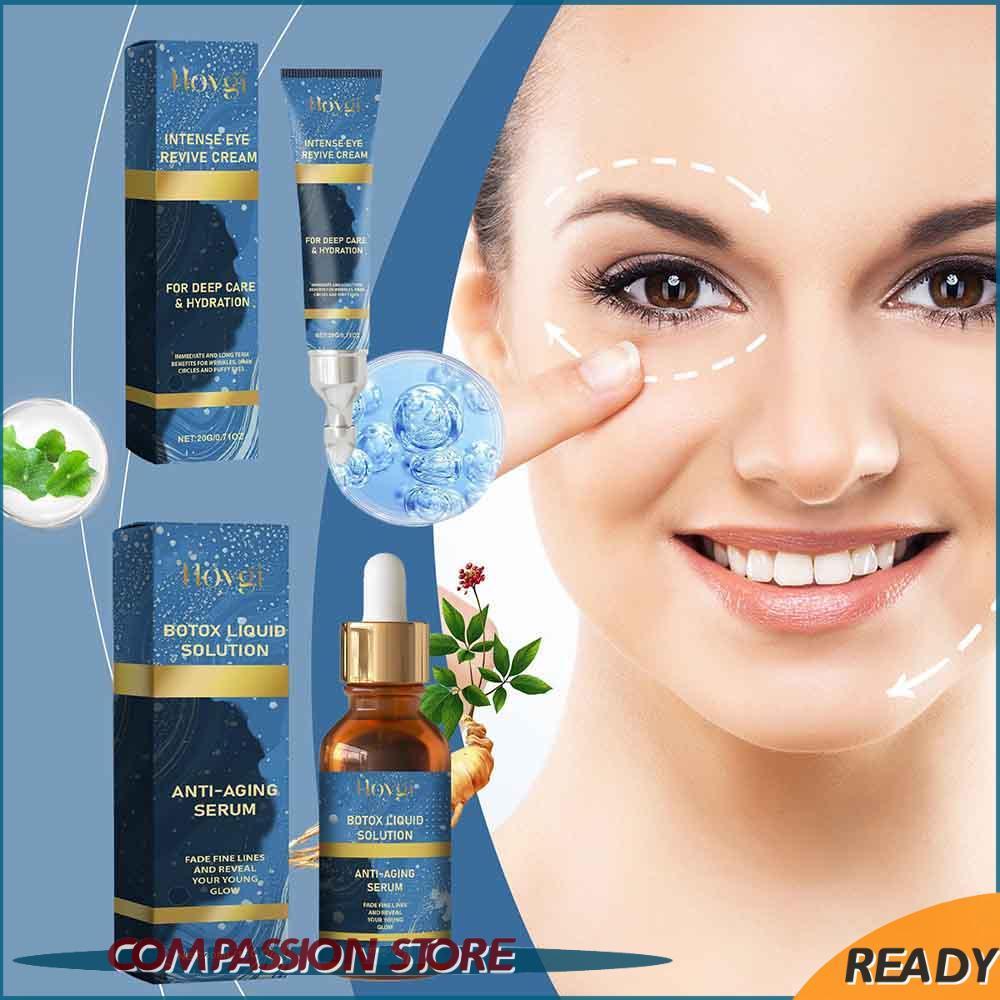2PCS Olavita Serum & Intense Eye Revive Cream, Olavitas Liquid Solution, Olavit Botox Liquid Solutio