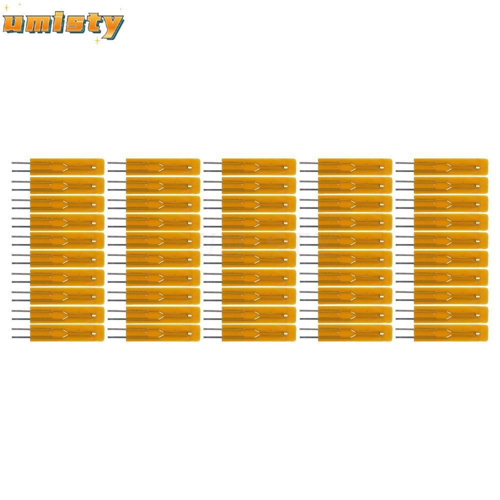 UMISTY 50PCS Thin Film Thermistor, MF55-103F-B3950-L25(10K 3950) 10K MF55 B3950 เทอร์มิสเตอร์, ทนทาน
