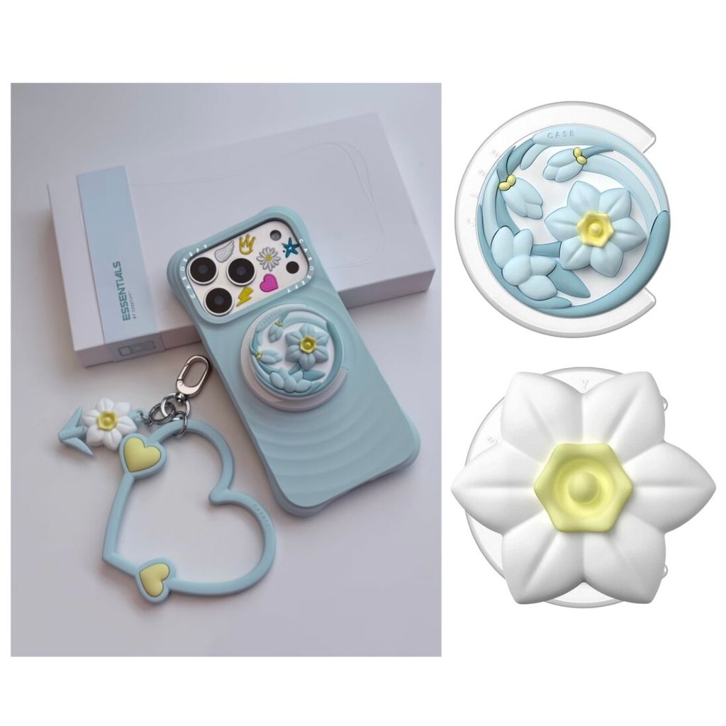 CAS ใหม่ Narcissus Bloom/Narcissus Land ถุงลมนิรภัยขาตั้งฤดูใบไม้ผลิขาตั้งดอกไม้สามมิติ
