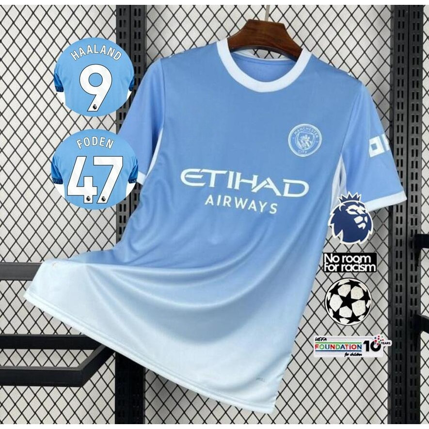 ใหม่!! 26/27 เสื้อฟุตบอลแขนสั้น Manchester City ไซส์ S-4XL