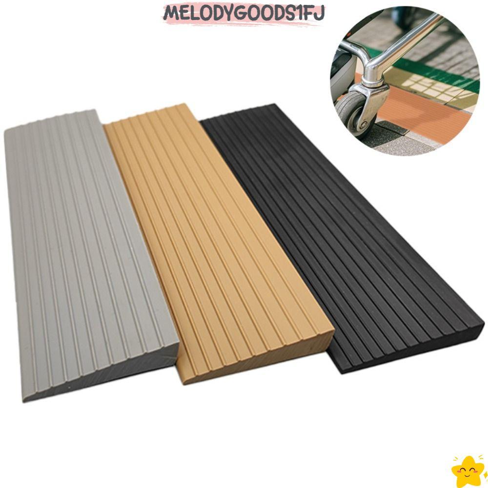 MELODYGOODS1FJ Rise เกณฑ์ Ramps, พรมกระเบื้อง Self กาวชั้นเปลี่ยนแถบ, ทนต่อการสึกหรอ Soft Cuttable รถเข็น Ramps ไม้/พื้นกระเบื้อง