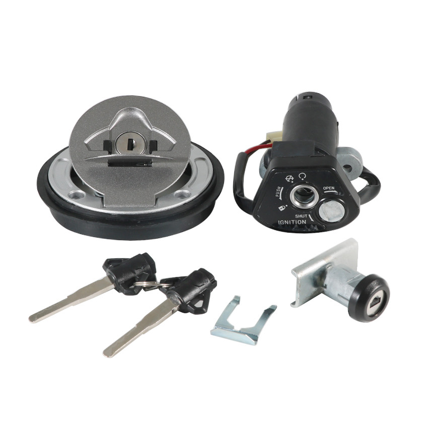ชุดล็อคสําหรับ Yamaha YZF R15 YZF155 2019-2021 BK6-XH250-01 B0T-H2501-00 B1P-WF461-00 BK7-WF478-00