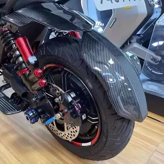 PUCEPK รถจักรยานยนต์ Fenders คาร์บอนไฟเบอร์พื้นผิว Fenders รถยนต์ไฟฟ้า Fenders Universal คาร์บอนไฟเบอร์ .